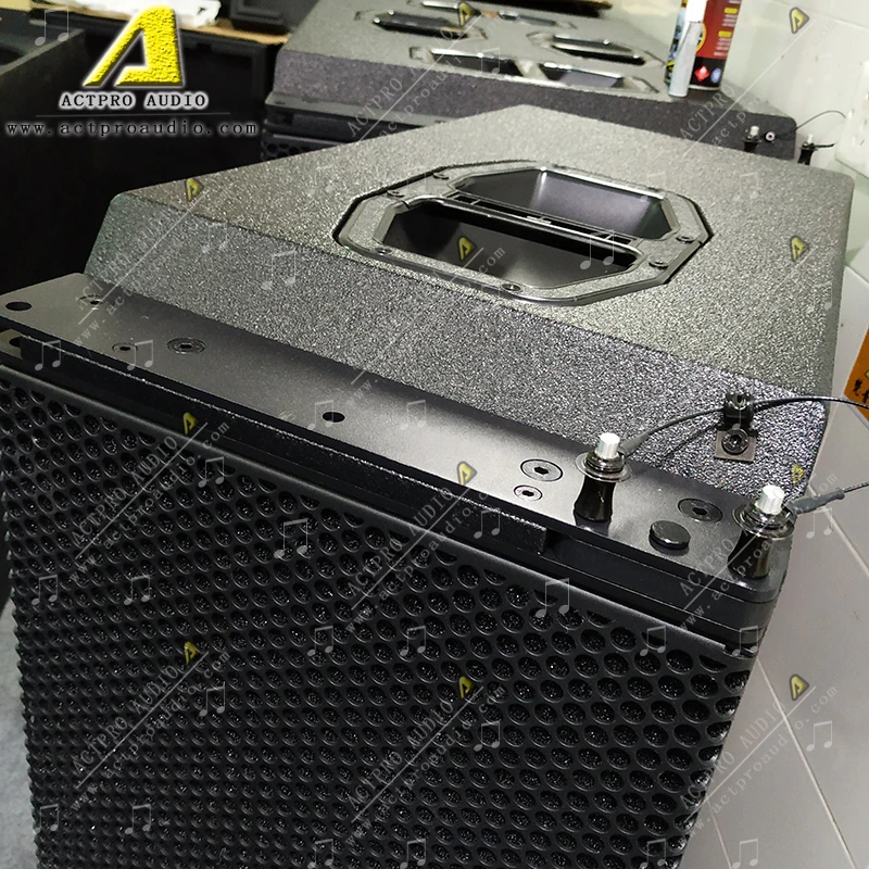 Professional stage audio speaker double 12 inch line array J8 3- way DJ set