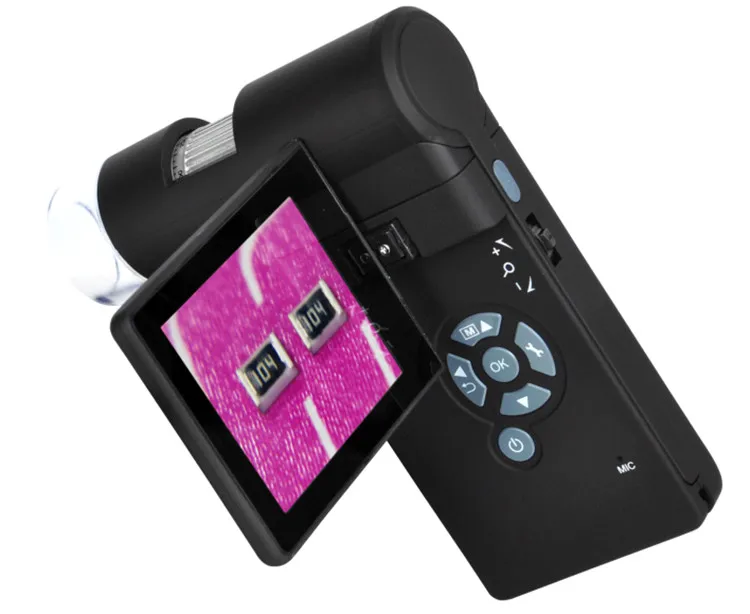 Wholesale 3.0 Inch Mini 20x-300x Handheld Portable LCD Digital Microscope For Best Viewing UM039