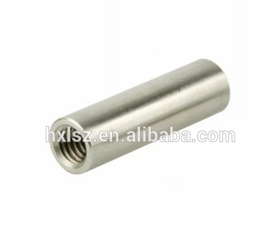 Stainless steel/ aluminum female-female internal thread round connector threaded sleeve bushing standoff nut