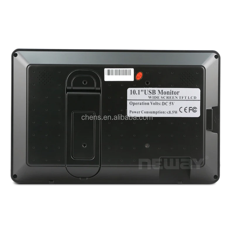 TFT mini Portable Car LCD 10 Inch Powered Touch Screen USB Monitor