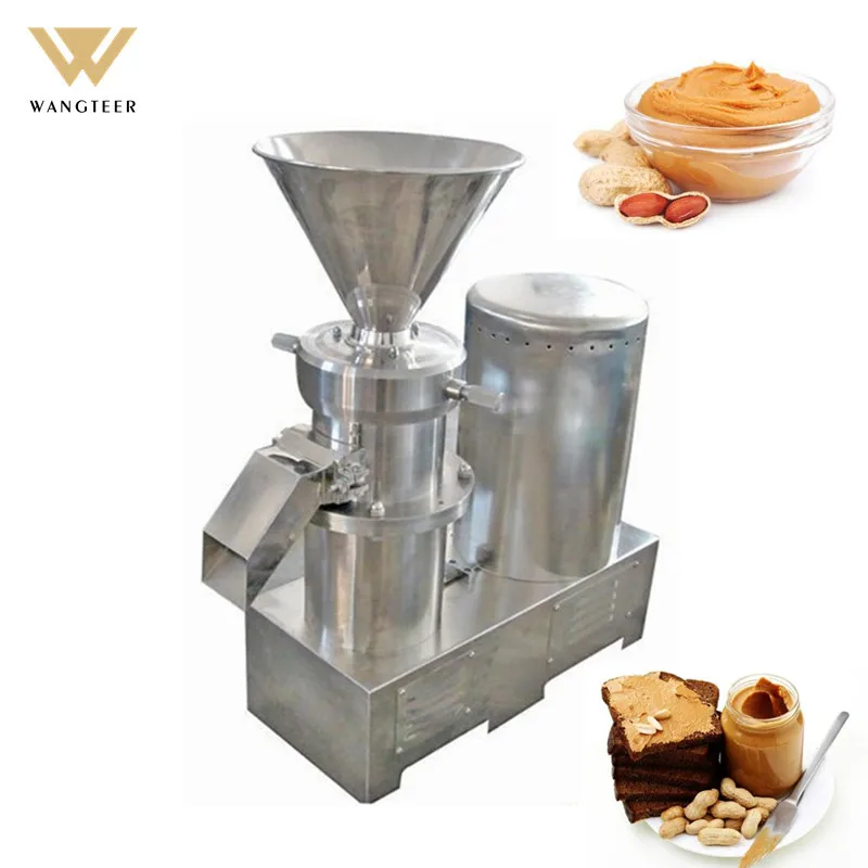 Commercial stainless steel 50kg/h 100kg/h Almond milk sesame butter Peanut Butter Making Machine