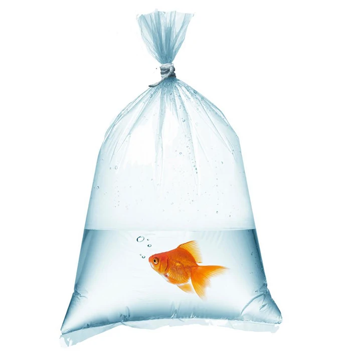 Hot Sale High Strength Water Tight Polythene Fish Transportation Bag