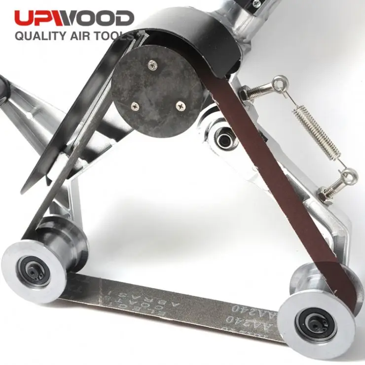 UPWOOD UW-7600 Quality 40*760mm Tube Belt Sander for Stainless Steel Pipe with Sanding Belts