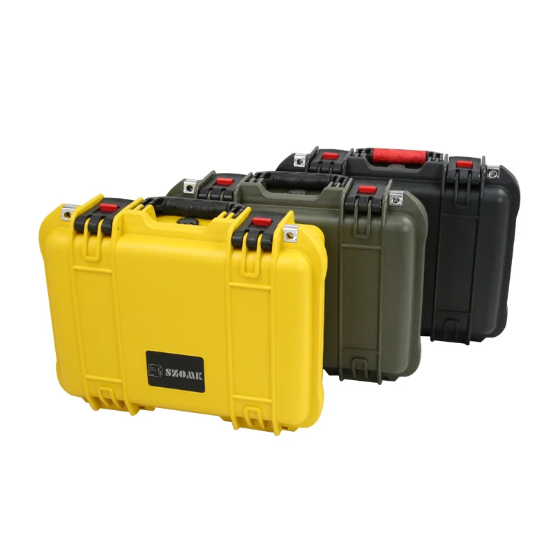 waterproof hard plastic electronic instrument tool case