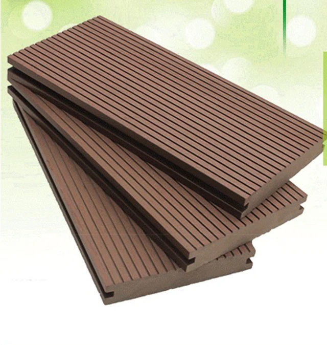 WPC composite outdoor decking / terrace flooring/ solid hard wood board