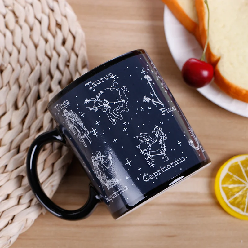 Креативная Волшебная чашка керамическая с 12 созвездиями кружка персонализированная
