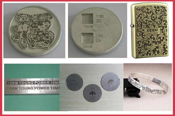 1mm Deep Metal Fiber Laser Engraving Machine / 50W /100W IPG Laser Marker