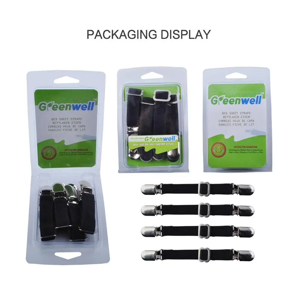 
Greenwell bedding mattress straps bed sheet straps tighteners sheet keepers bed sheet corner holders 