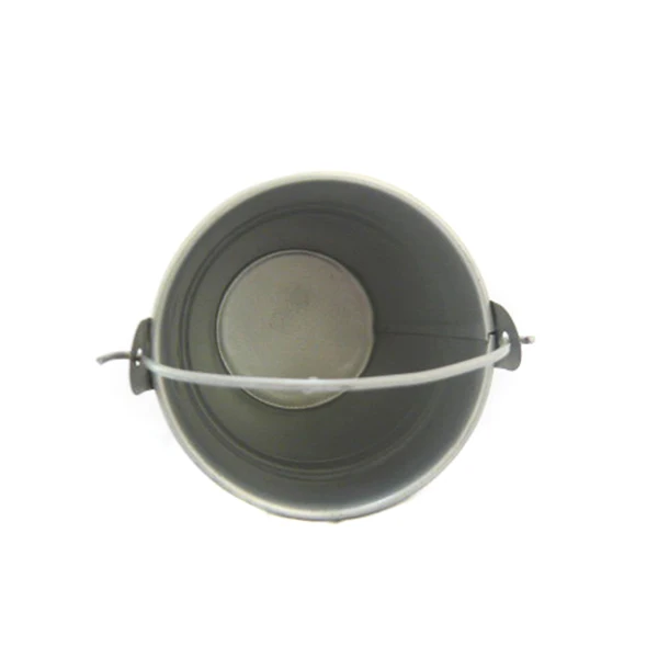 3' decorative color painting small mini metal bucket for candle / wax