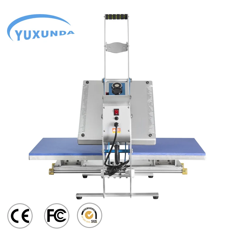 
Yuxunda double location heat press machine for t shirt printing manual flat heat press machine cheap for sale 