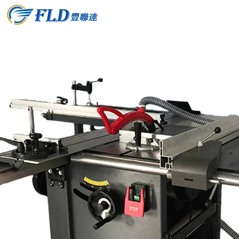 High precision sliding table panel saw machine for wood cutting