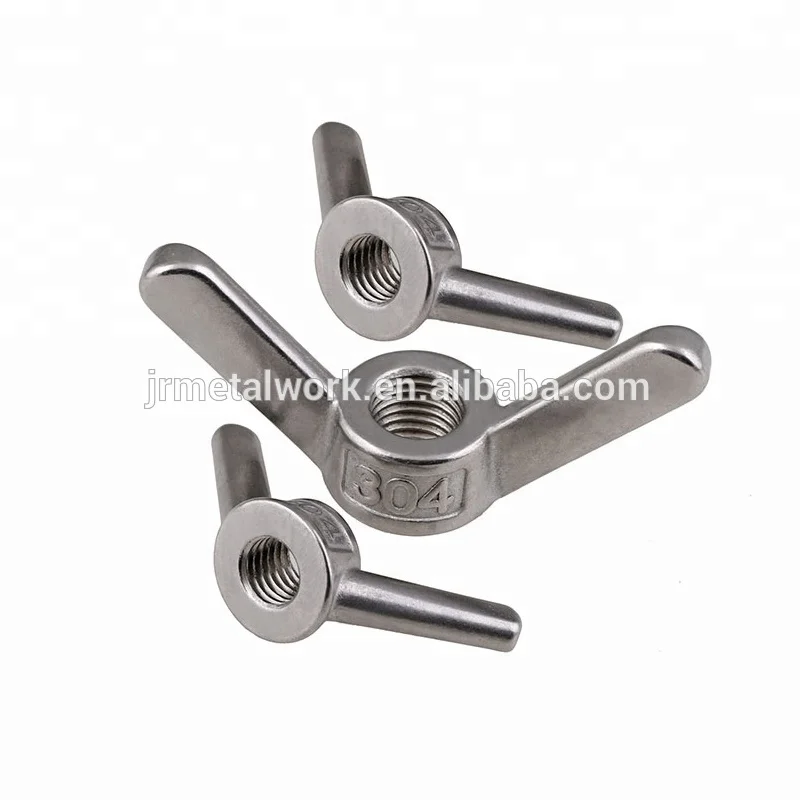 Stainless Steel SS304 SS316 Wing Nut M5 M6 M8 M10