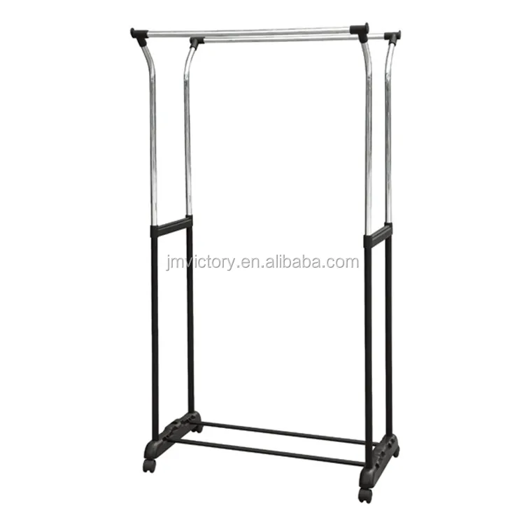 
China Supplier Double Pole Hanging Clothes Drying Rack Stand 