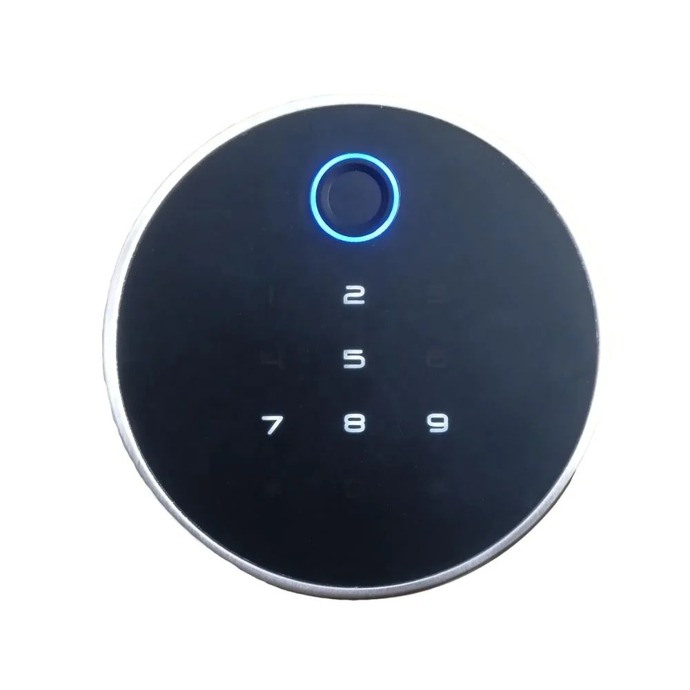 Electronic Fingerprint Zinc-alloy Round Fire Cabinet Lock for safes and Vault