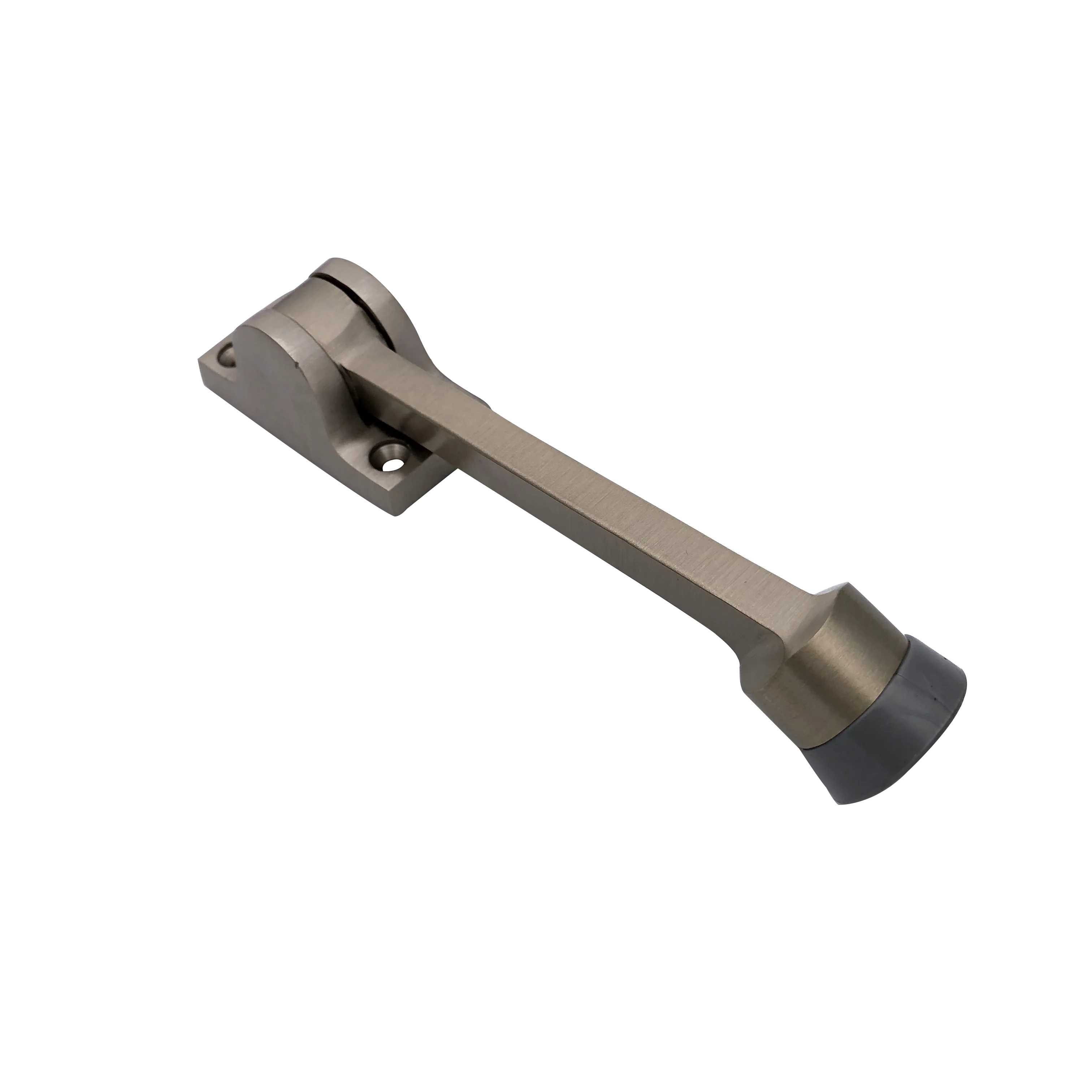 BRASSED KICK DOWN DOOR STOP STOPPER WITH SCREWS