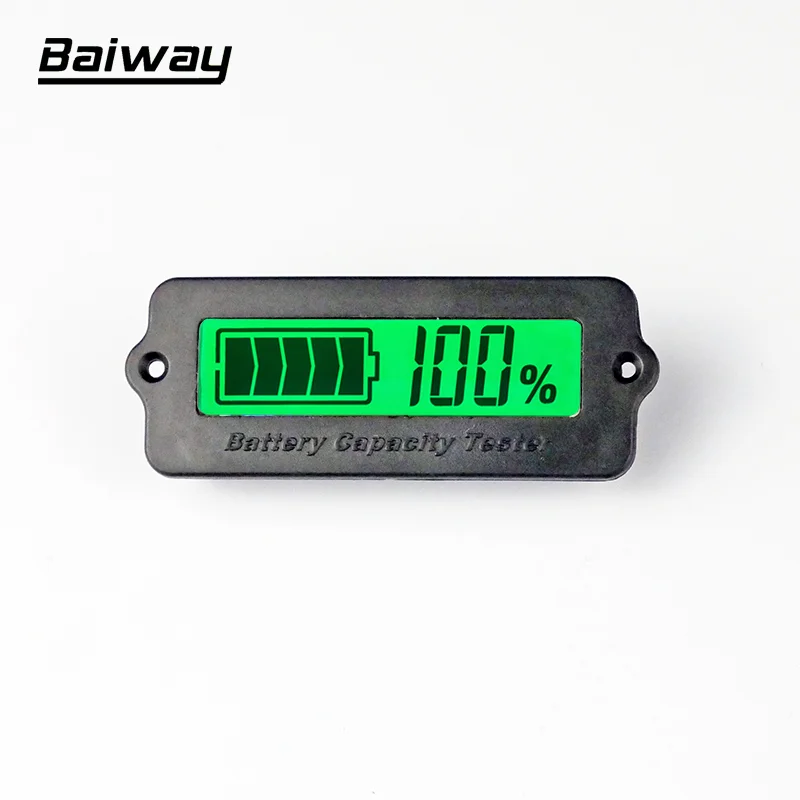 BW-LY6W 12V 24V 36V 48V Digital Acid Lead Lithium Battery Capacity Indicator tester meter 3s-15s