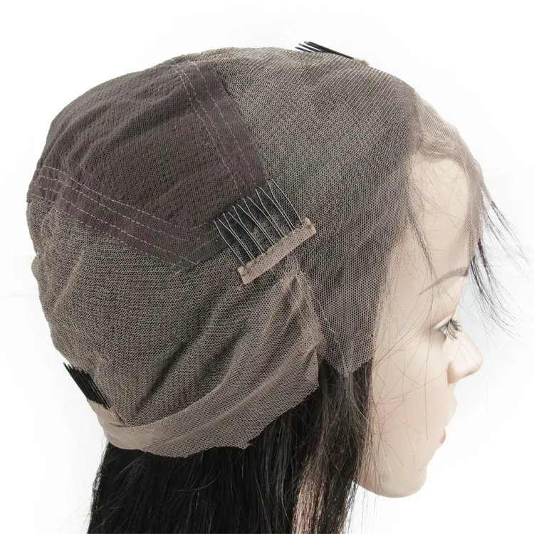 Wholesale Alibaba Best Selling Products 150% Density Brazilian Human Hair Dyeable Virgin Full Lace Wigs