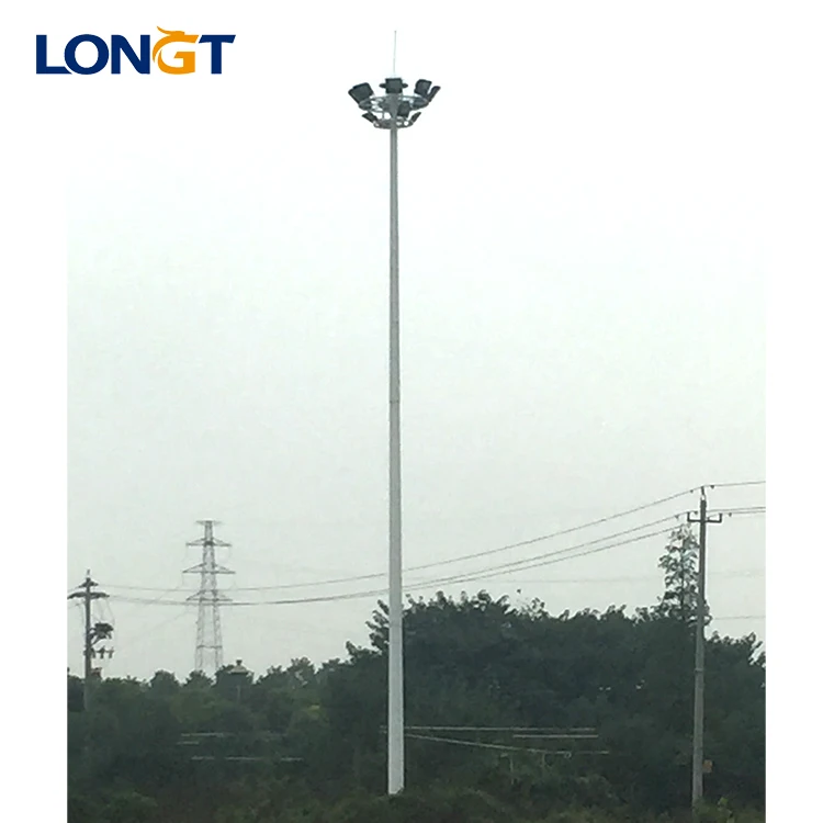 New 20-30 meter high pole light stadium high mast light pole