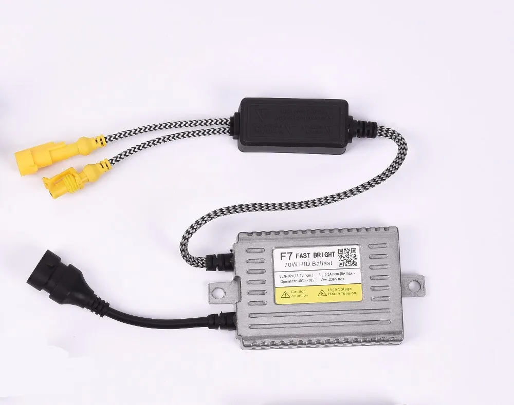 F7 70W Super Brightness HID Xenon Ballast 75W Slim Ballast Car Bulbs