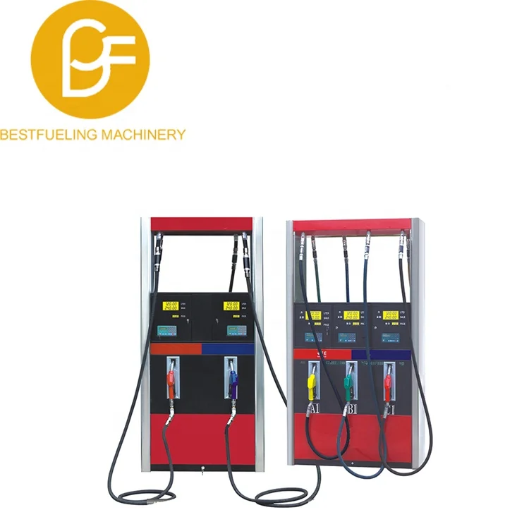 Red sun series CNG filling 4 four hoses two double pumps high flow rate fuel dispenser