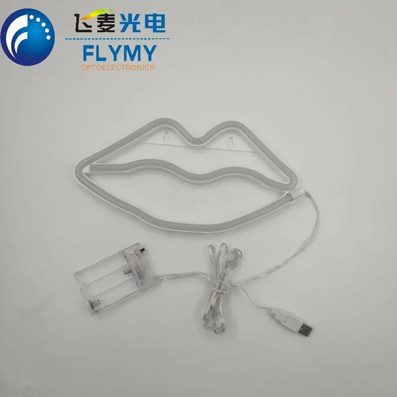 Lip Neon Signs LED Decor Light Wall Decor for Christmas Decoration Birthday