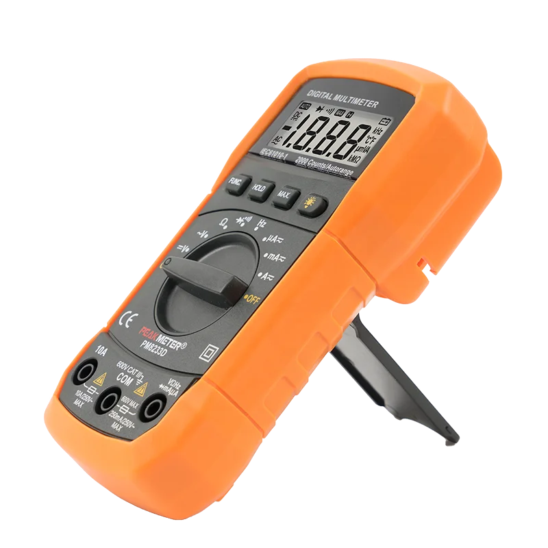 Hot sale High Precision Handheld Digital AC/DC Multimeter with resistance frequency Diode Test Data Hold