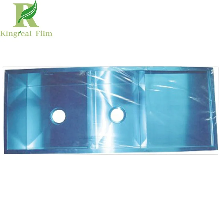PE Surface Deep Drawing No Break Self Adhesive Stainless Steel Sink Protective Film
