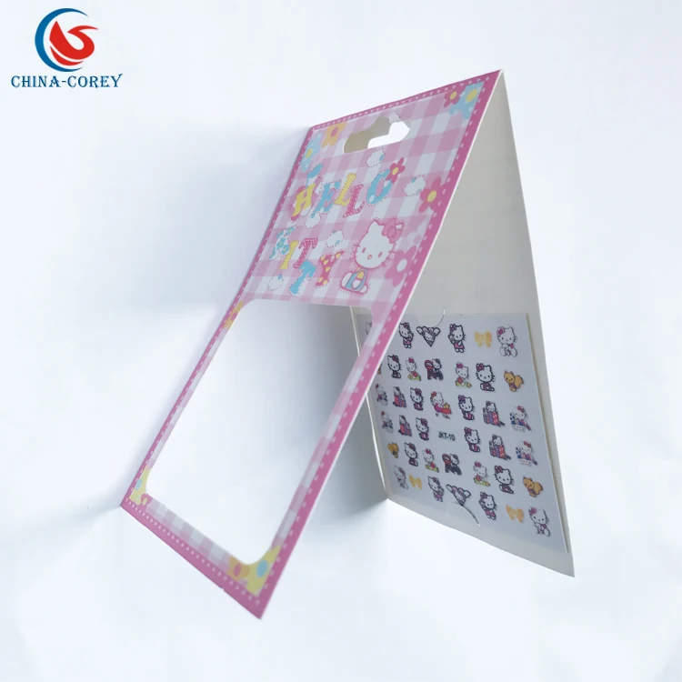 free sample custom design 3d christmas cartoon nail polish art sticker for girls