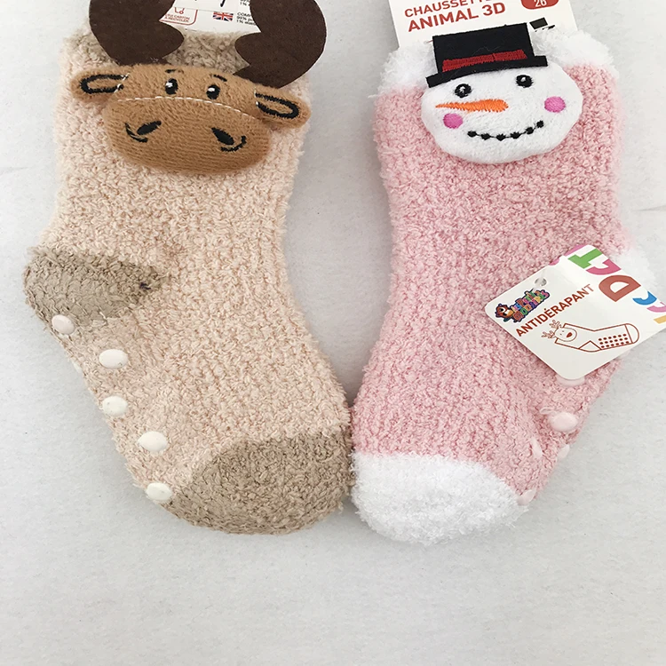 
3D cartoon tube sock baby children socks with animal 