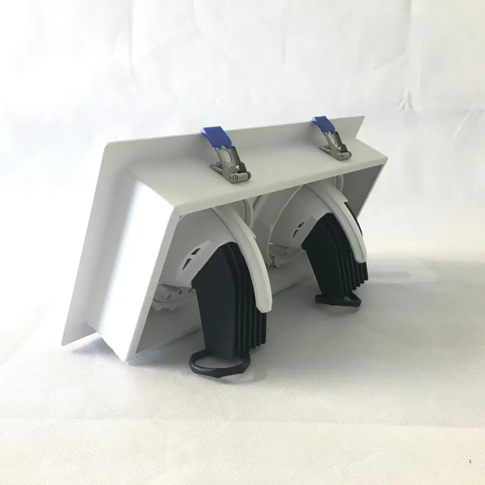
Factory Direct Supply Recessed Adjustable Rotation 2*30w grille light for cloth shop fashion shop house 