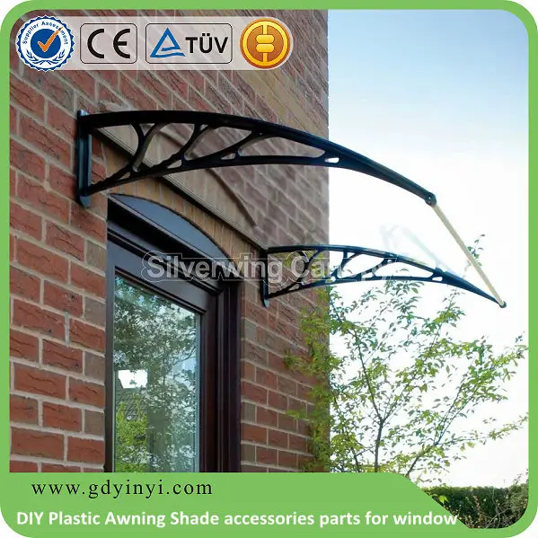 
Windows awning,DIY Plastic polycarbonat Awning Shade accessories parts for window and canopy 