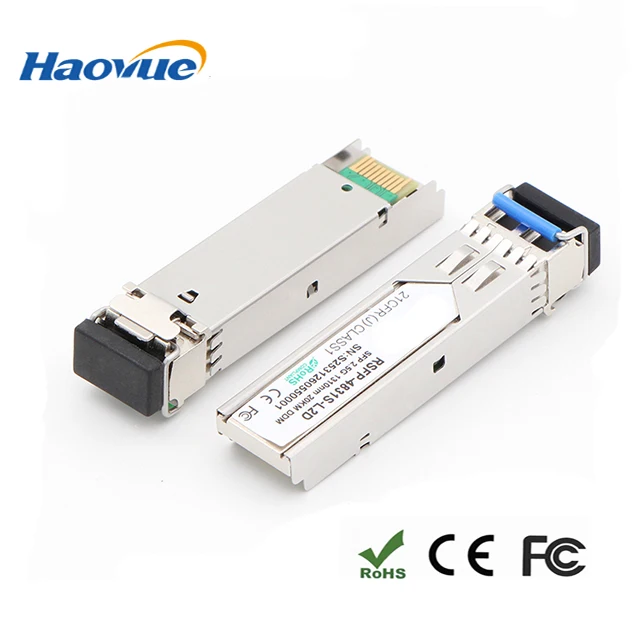 SFP широкой бренда 100% Cisco модуль совместим 622 м одиночный режим LC разъем 20 км 40 км 80 км