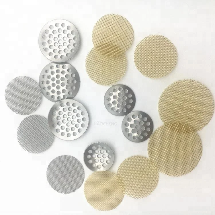 Титановая сетка 14,8 мм 25,4 мм 30 мм круглые экраны для курительных труб из нержавеющей стали