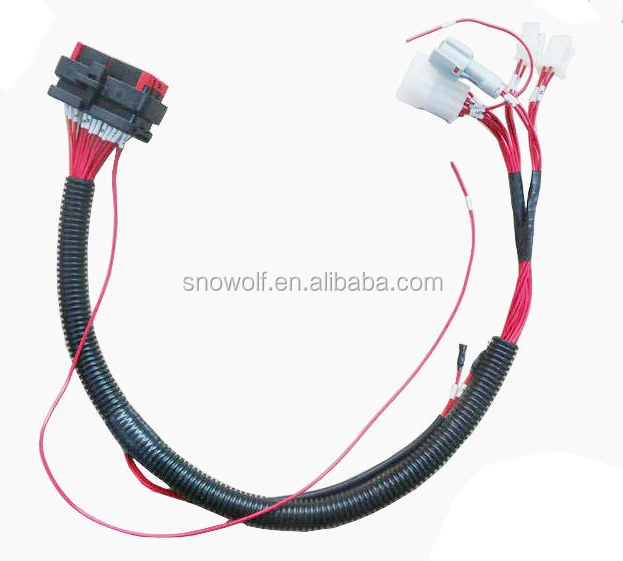 32 pin ECU connector 32 way engine connector cable loom wiring assembly wiring looms