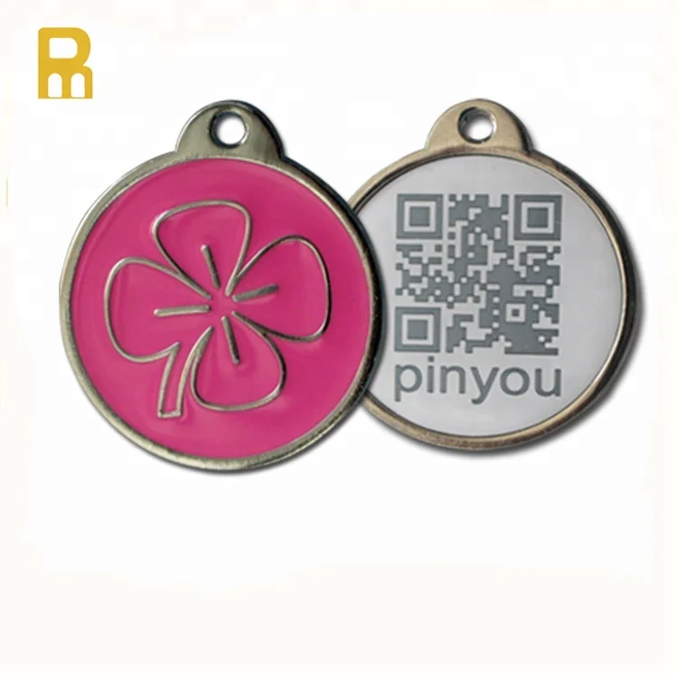 NFC QR штрих-кода dog tag ID номер бирка для животных Rfid ПЭТ