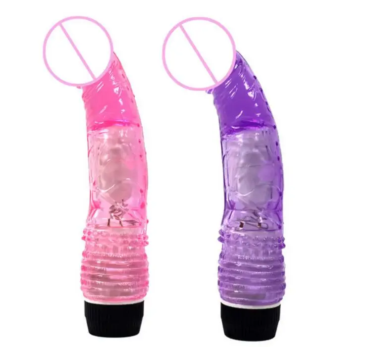 Cheap Price Sex Toy Artificial Vibrating Jelly Realistic Dildo Penis Vibrator For Women