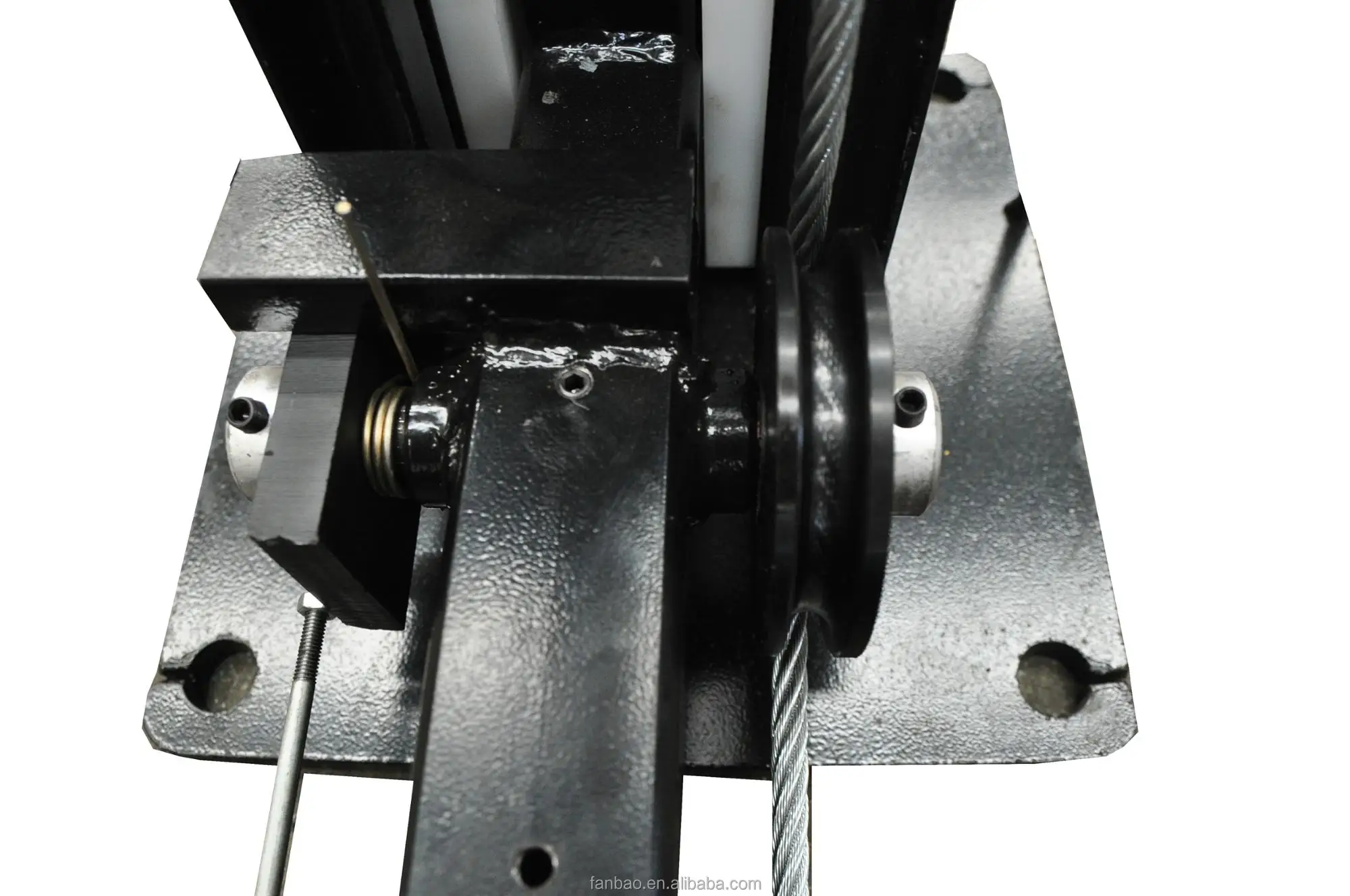 3T manual single side lock release four post car lift 4QJY3.0-C four post hydraulic car parking lift Shanghai Fanbao CE approved