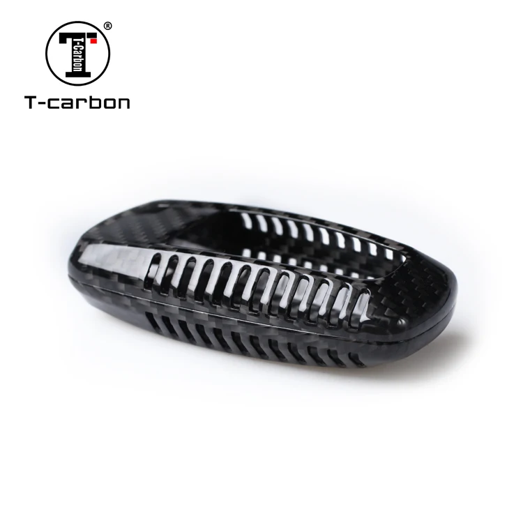 T-carbon Carbon Fiber Car Remote Key Case For new  Ford Key Cover Auto Interior Accessories