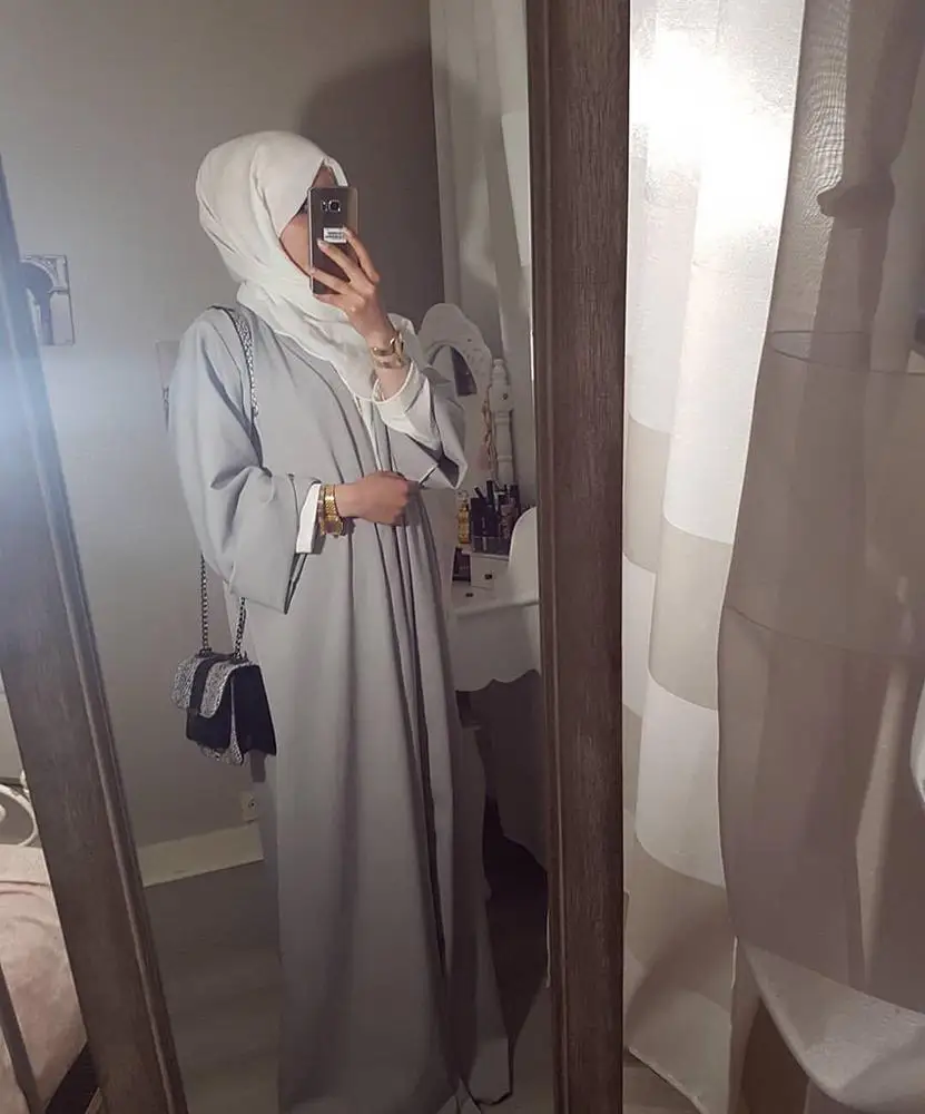 
2019 Abaya Dubai Muslim Dress Kaftan Kimono Bangladesh Robe Musulmane Islamic Clothing Caftan Marocain Turkish UAE Eid Gift Part 