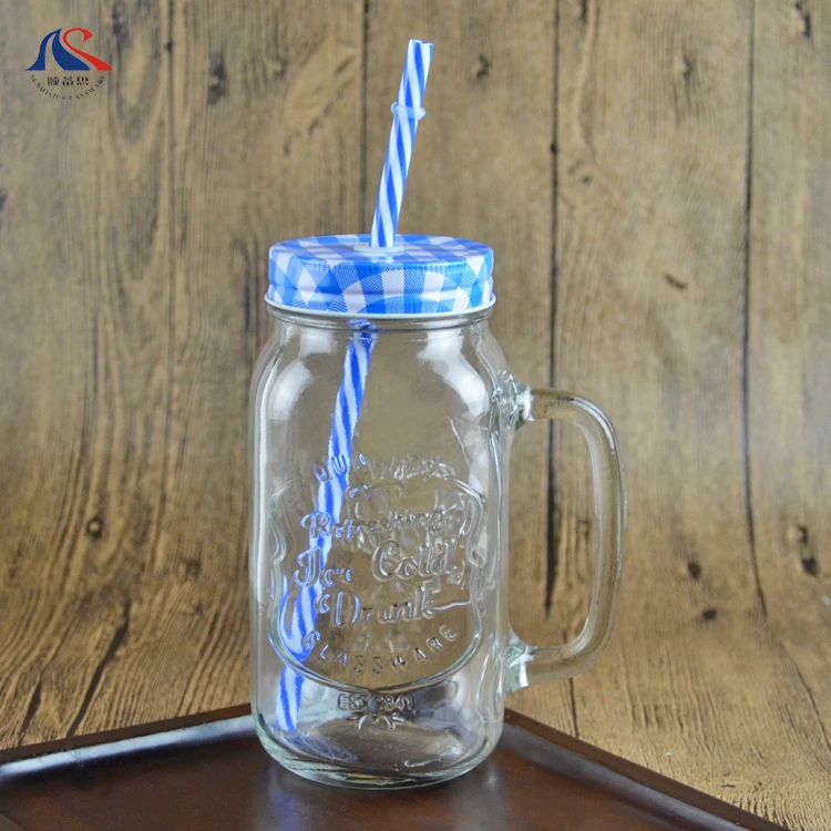 25 ounce Flawless Etch Mason Jars Drinking Glasses for Smoothies cold hot drink can for  KTV bar