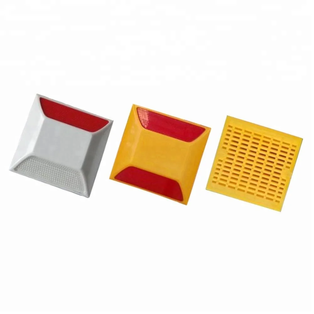 High reflective PMMA Lens plastic road stud reflectors road markers