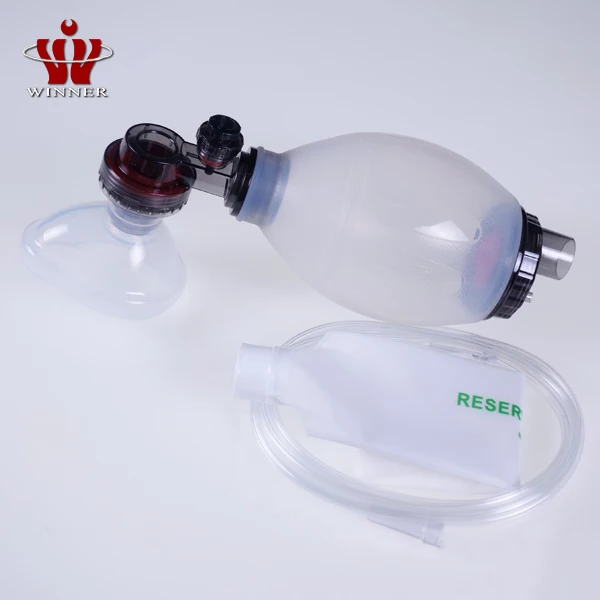 
First aid type breathing system adult ambu bag resuscitation set 