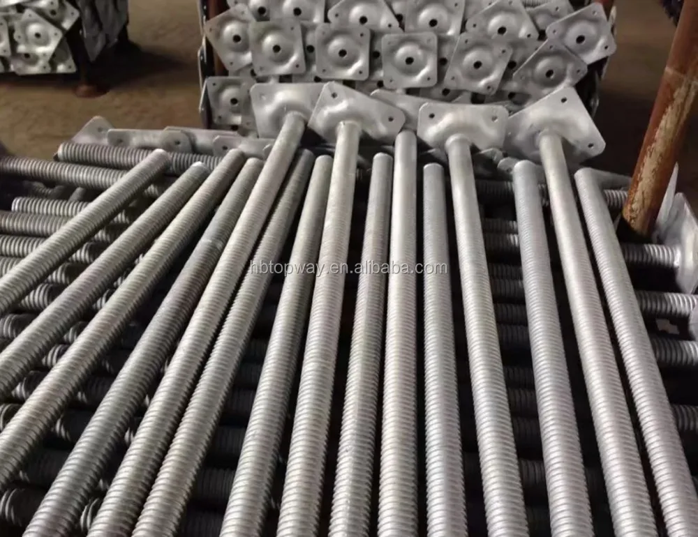 Galvanized Scaffolding Screw Jack Leveling Adjustable U head