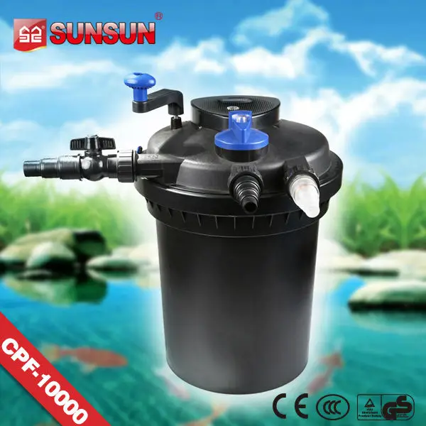 Внешняя система фильтров для пруда SUNSUN koi С УФ-подсветкой био-шариковой