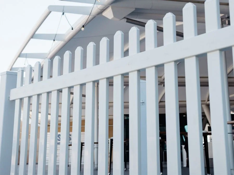 Fencing, Trellis & Gates Fentech for No Dig Fence Picket or Dog Ear Available Environment Virgin PVC Plastic Not Coated 22x76mm