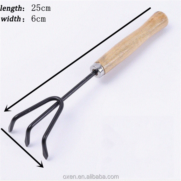 professional spade shovel rake 3 in 1 home use mini garden tool for kid