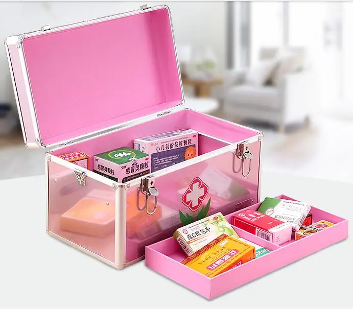 Customized Blue Aluminum First Aid Medical Storage Case/Surgical  Case