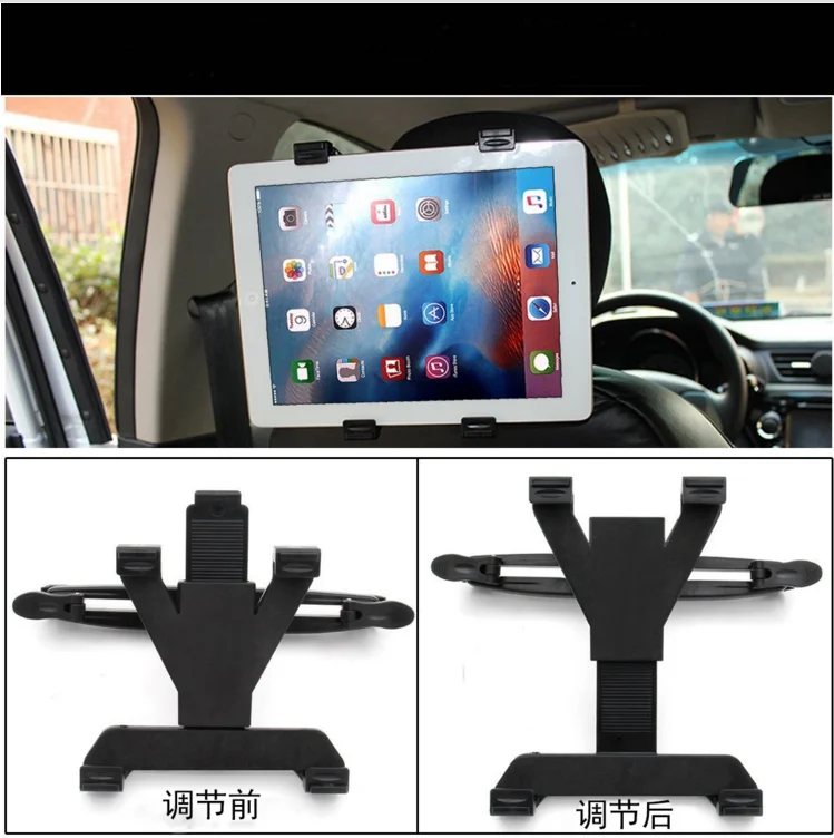OBSHI High quality 360 degree tablet mount car headrest holder for Ipad PC