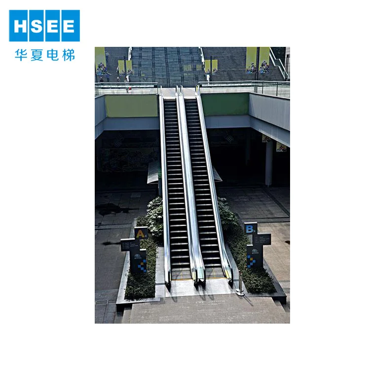 VVVF Electrical Horizontal Escalator Supermarket Passenger Escalator
