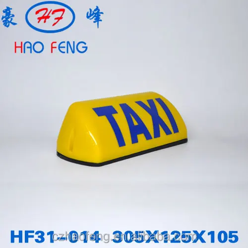 
HF31- 014 plastic taxi light box taxi roof advertising taxi top light 